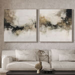 Homez wall art set of 2 100*100*4cm image number 0