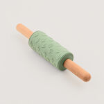 Pentola mini rolling pin with footprint stamp, green 22.8*4.4*4.4 cm image number 0