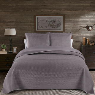  3 Pcs Velvet Bedspread