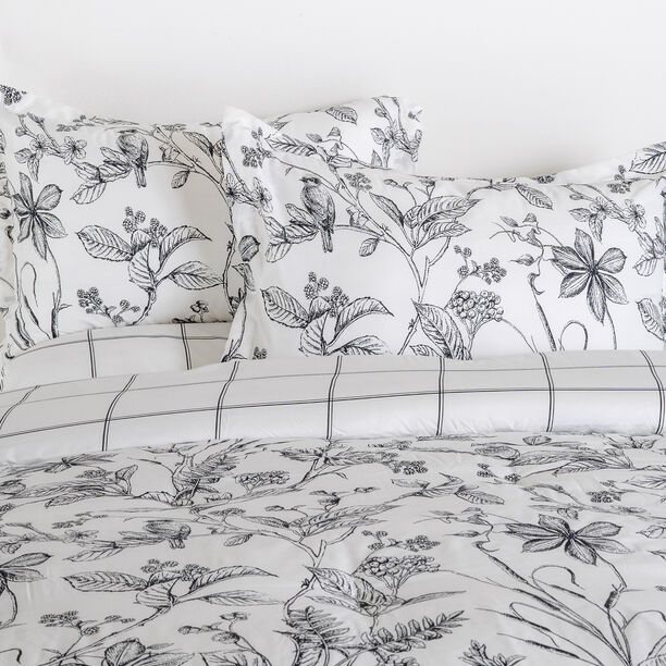 Cottage microfiber fading winter 6pc full comforter set 160*240cm image number 1