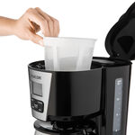 Sencor electric black coffee maker 1000W, 1.8L image number 7