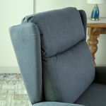 Verona manual recliner chair from Home Canvas, dark grey image number 4