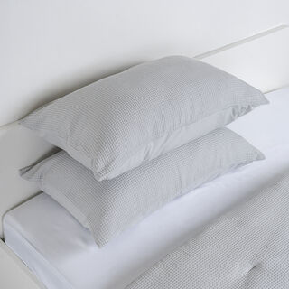 3 Piece Cotton Waffle King Size Comforter Set