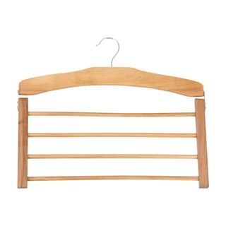 Wooden Trousers Hanger Natural 38X1.3X34