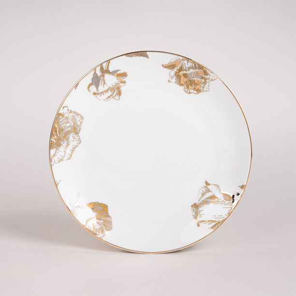 La Mesa white porcelain/glass 20 pc dinner set image number 1