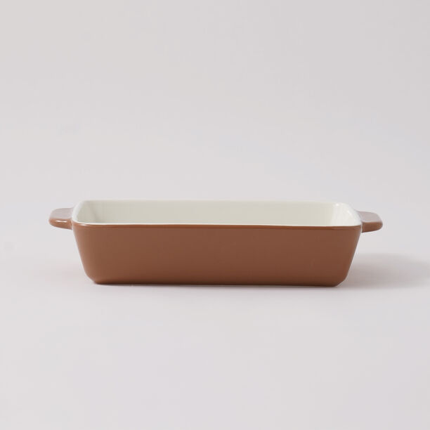 Alberto ceramic baking pan with metal grid 1250ml 27*16.8*5.3cm, brown image number 1