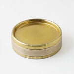 هومز طبق صابون ألومنيوم 12*12*4سم، ذهبي image number 1