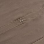 بوتيك بلانش طقم غطاء لحاف تنسل 300 خيط، موكا، 260*240 سم image number 3