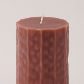 Homez Elegant Wax Candle 7*10.5Cm, Brown