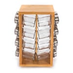 Alberto Bamboo Rack With 16 Pieces Spice Jars image number 1
