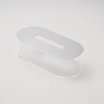 Marjan Collection Homez Tissue Box, Silver image number 2