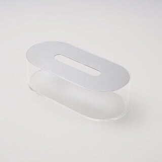 Marjan Collection Homez Tissue Box, Silver