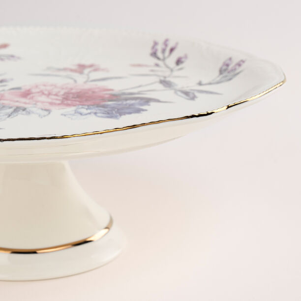 La Mesa beige porcelain 2 tiered cake stand image number 3