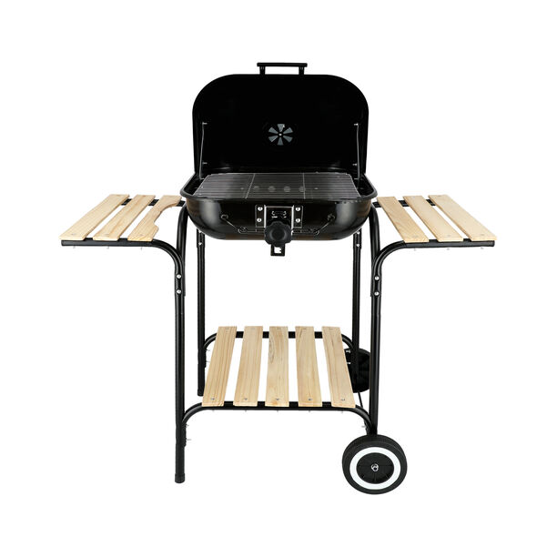 18" square trolley grill in black image number 4