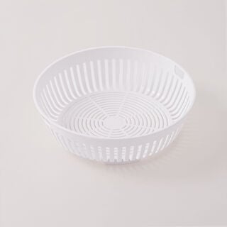 Alberto borosilicate glass mixing bowl with filler basket 2.2L