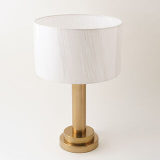 هومز مصباح طاولة معدني، ذهبي 31*31*53 سم