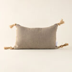 Cottage Jute Cotton Cushion 30*50Cm, Brown image number 0