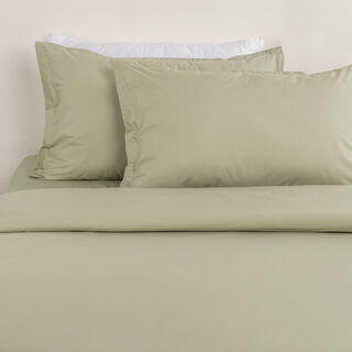 Boutique Blanche Duvet Cover Set 100% Cotton 200Tc Percale Super King Sea Green 260*240 Cm