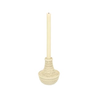 Taper Candle Holder Beige