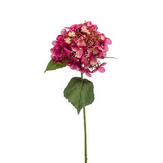 Homez single artificial flower hydrangea , pink 17*17*50cm