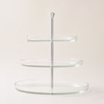 Borgonovo 3tier cake transparent stand 22 cm, 27 cm, and 32 cm image number 2