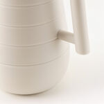 Dallaty plastic vacuum flask off white with wood 1L image number 3