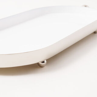 Dallaty steel serving tray, silver 35*15*3cm