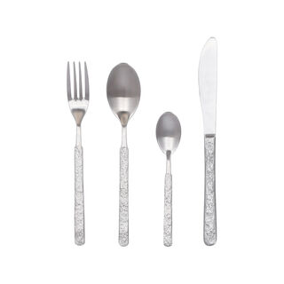 La Mesa 16 Piece Cutlery Set Matt Silver