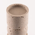 Huda Vase 9.4x9.4x25.2cm Dark Grey image number 2