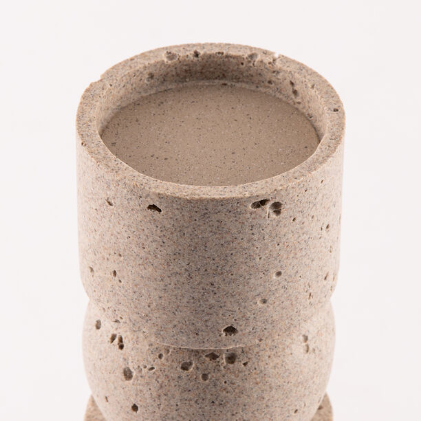 Huda Vase 9.4x9.4x25.2cm Dark Grey image number 2