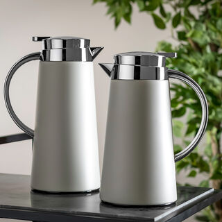 Dallety Steel Vacuum Flask Pipe Chrome/ Gray 1L