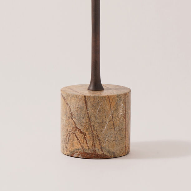 هومز حامل شمع روما 28*10*10سم، بيج image number 2