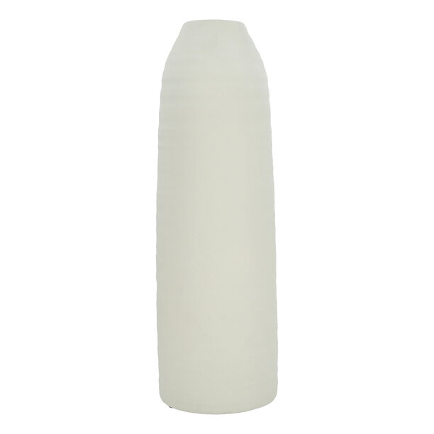مزهرية بيضاء   18.5*18.5*56 سم image number 0