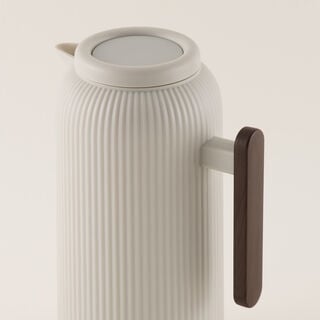 Dallaty White Plastic Thermos 1L