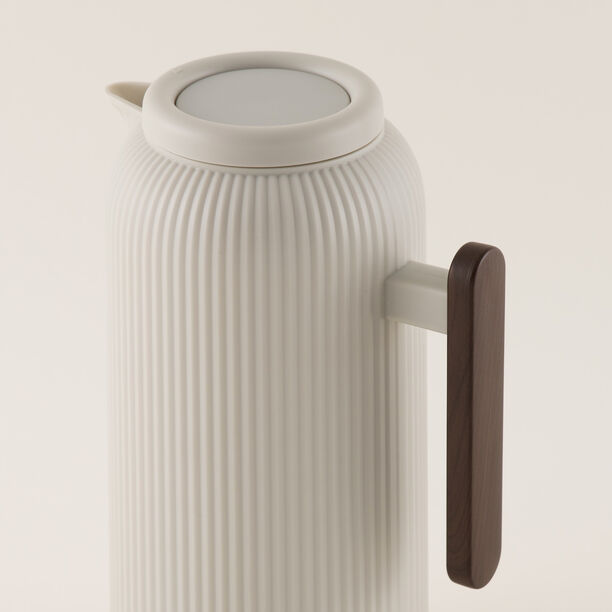 Dallaty White Plastic Thermos 1L image number 3
