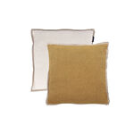Cottage Linen Cotton Cushion 50 * 50 cm Yellow image number 1