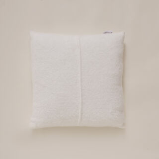 Mohair white woven pillow 45*45cm