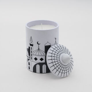 Homez Hilal Dome Decoration Item With Candle Wax, 13*14*25 cm