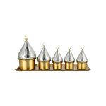 Tray Set With 4 Pot image number 0