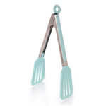 Alberto Silicone Food Tong With Steel Handle L:23Cm Blue image number 0