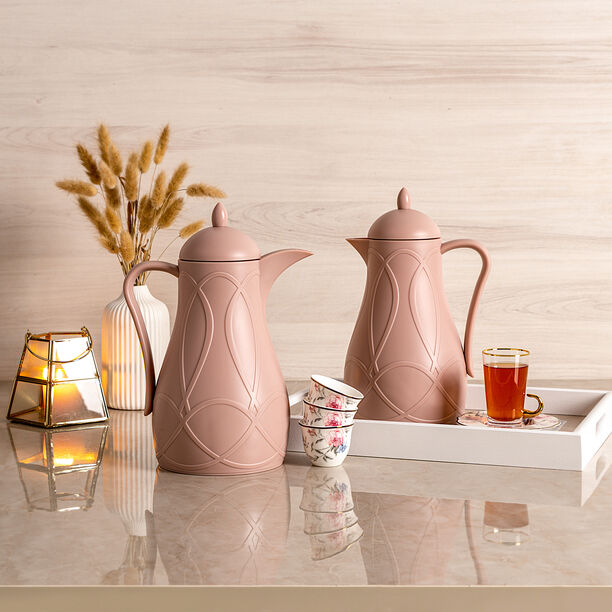 Dallaty pink plastic flask 1L 2 pcs image number 6