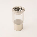 Oulfa collection silver metal & glass oud burner 11*18.5 cm image number 1