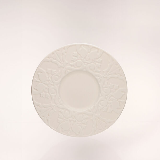 Rio 12pcs porcelain tea set in white and green image number 4