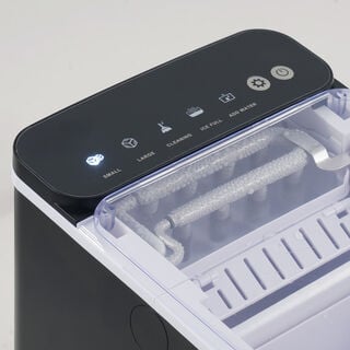 Alberto polypropylene ice maker, black 1L 10 12kg/24h 150W
