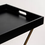 Butler Table Tray Top Gold With Black image number 2
