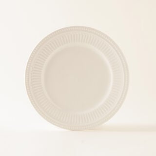 لا ميسا طقم سفرة 16 قطعة أبيض بملمس ناعم