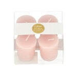 VOTIVE CANDLE SCENTEDPINK H:4.7xDIA:4.3CM SET OF 4 image number 1