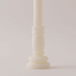 Homez soya wax tower candle, white white 30cm image number 2