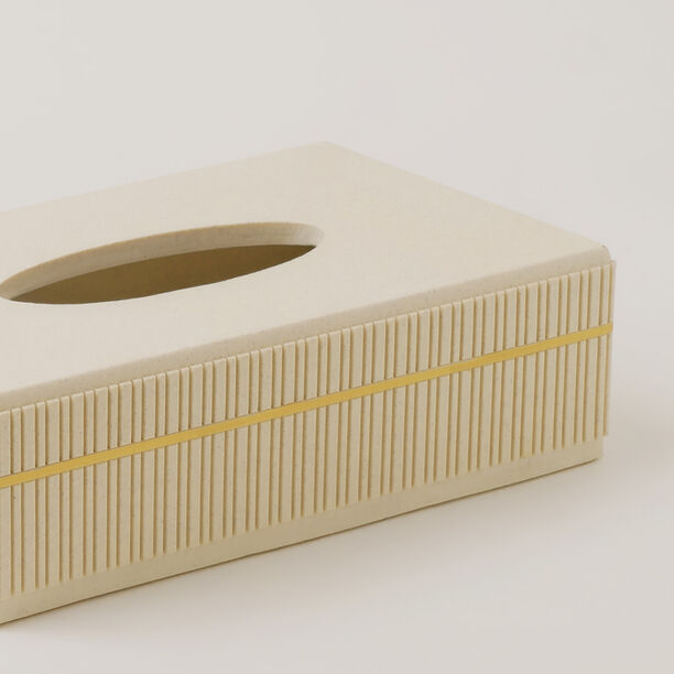 Homez sandstone tissue box, beige 22*12.2*5.2cm image number 2