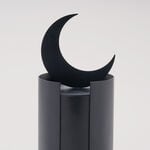 Homez Qamar Collection Candle Holder, Black, 9*9*25 Cm image number 1